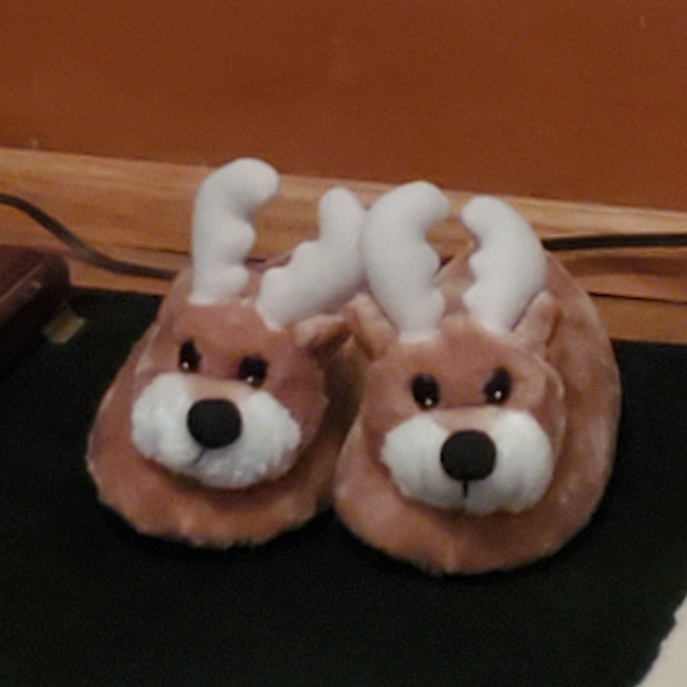 New Reindeer Youth Slippers 🎄